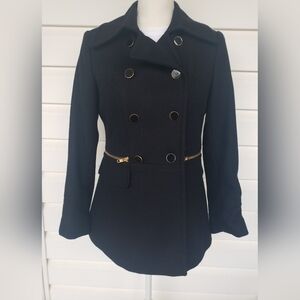 NEW!!! DKNY Wool Retro Pea Coat!!!